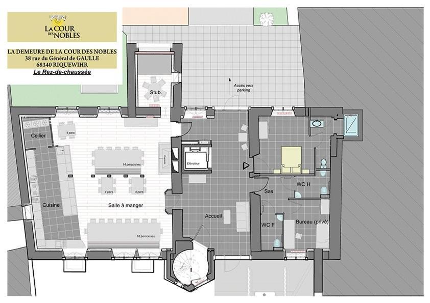Domaine La Cour Des Nobles - Demeure, Maison Et Appartements Au Coeur De Riquewihr Eksteriør bilde